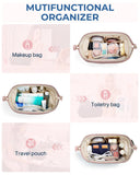 OrganizeWell Makeup Bag Travel Cosmetic Bag