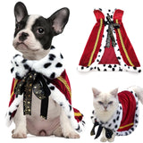 Halloween Pet Dog King Cloak