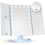 Makeup Mirror Vanity with Lights, 2X 3X 10X Magnification