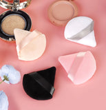 8 Pieces Triangle Powder Puff Face Soft Triangle Makeup Puff Velour Cosmetic