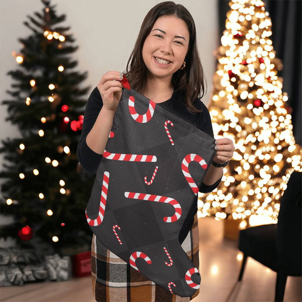 Giant Holiday Stocking - Candy Cane