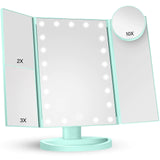 Makeup Mirror Vanity with Lights, 2X 3X 10X Magnification