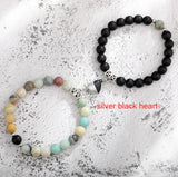 Magnetic & Natural Stone Couples Bracelets