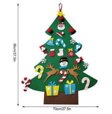 Christmas Tree DIY Felt With Ornaments