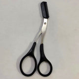 Eyebrow Scissors With Comb Trimmer