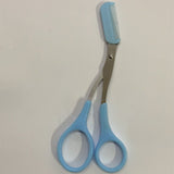 Eyebrow Scissors With Comb Trimmer
