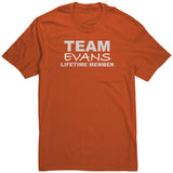 Team Evans - Lifetime Member (Shirt)