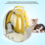 Pet Cat Dog Capsule Transparent Bag