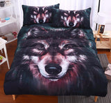 Wolf Bedding 3D Vivid Painting Set