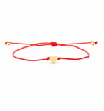 Couples Heart Red String Rope Bracelet