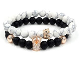 Crown Charms Couples Bracelets