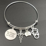 'She Believed She Could So She Did' Charm Bracelet