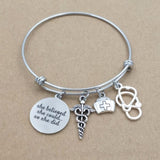 'She Believed She Could So She Did' Charm Bracelet