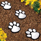 Path Showing My Love Paw Prints Solar Garden Lights