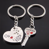 Couples Love Heart 'I Love You' Keychain