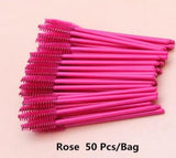 50 Pcs/Set Disposable Mascara Brushes