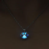 Glow In The Dark Paw Necklace