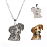 Your Pet Dog Personalized Photo Necklace