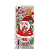 Christmas Tree & Santa Claus Phone Case