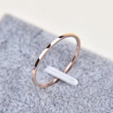Thin Stainless Steel Rings